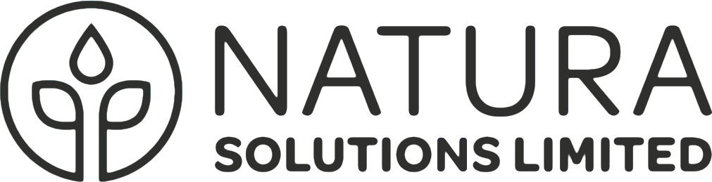 Natura Solutions logo in black